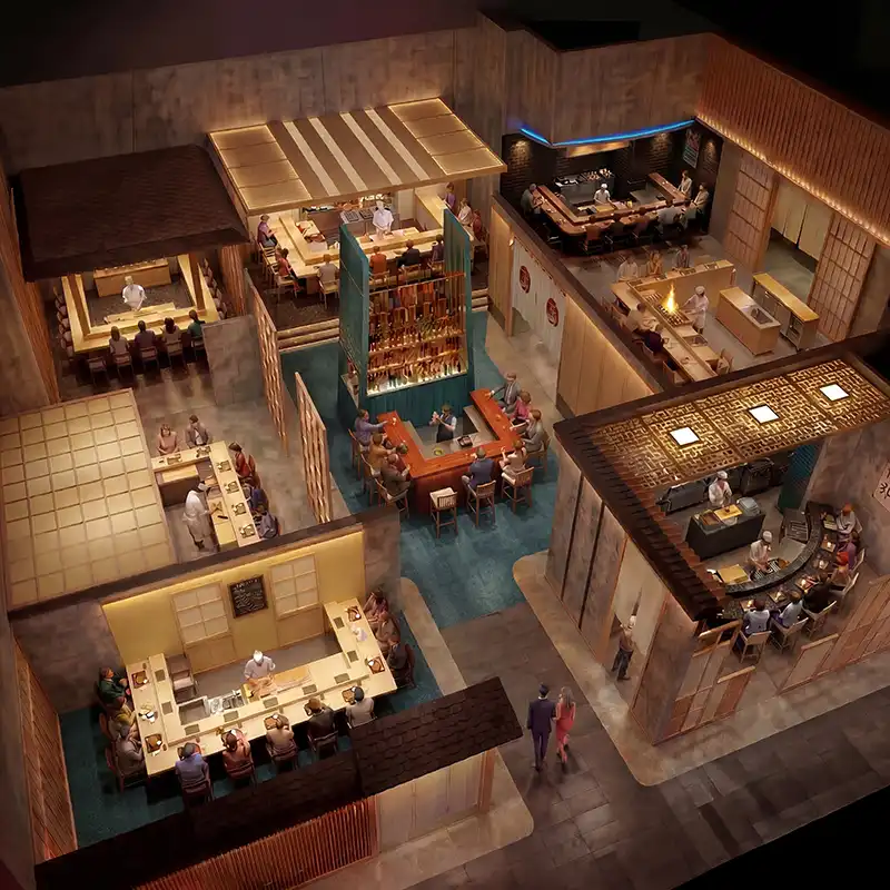 TENSHOU quarter angle rendering