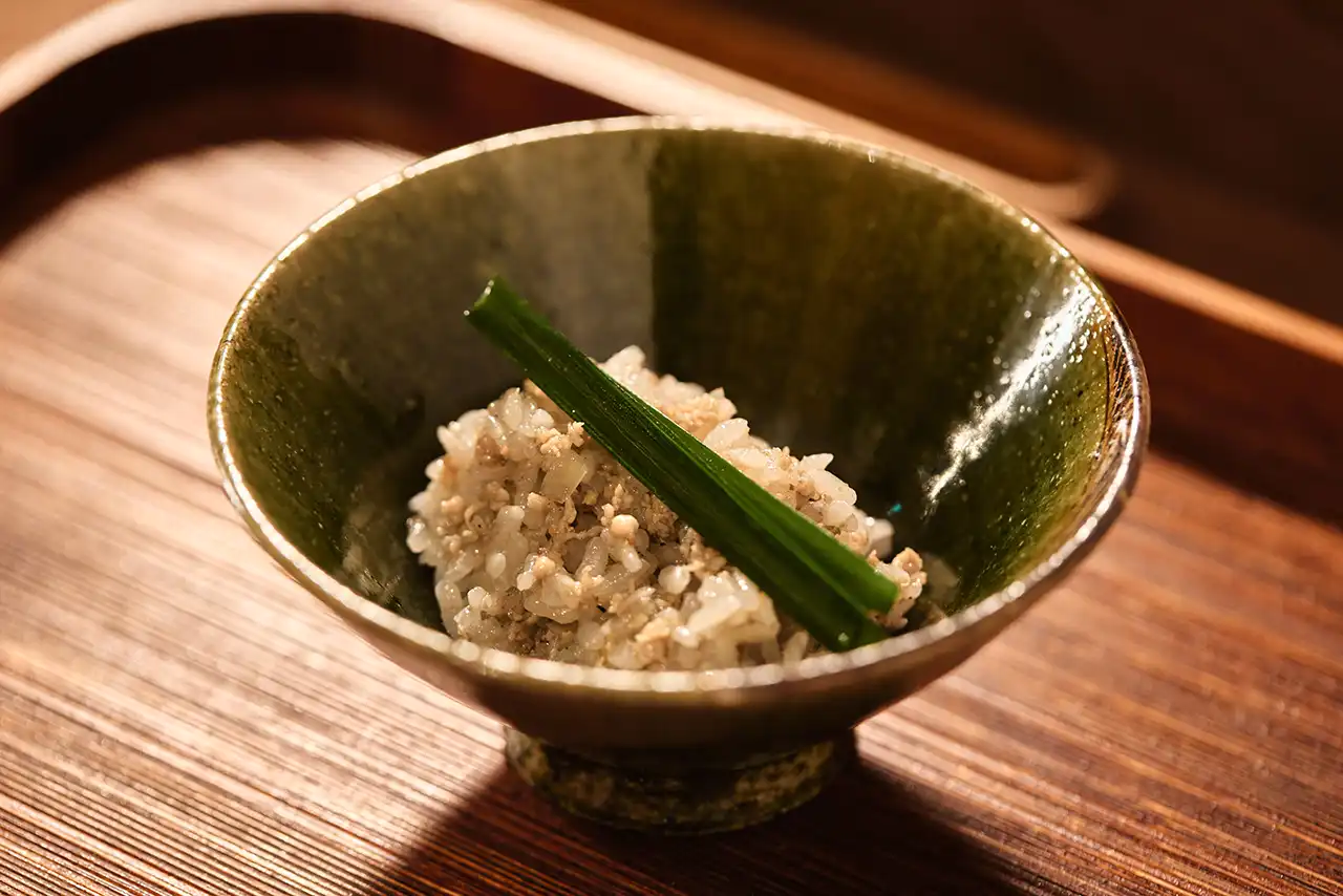 Wood-Fired Minced Chicken Rice