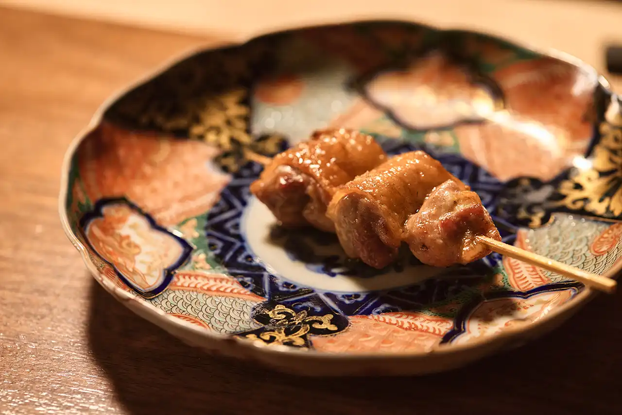 Grilled Chicken Thigh Skewer