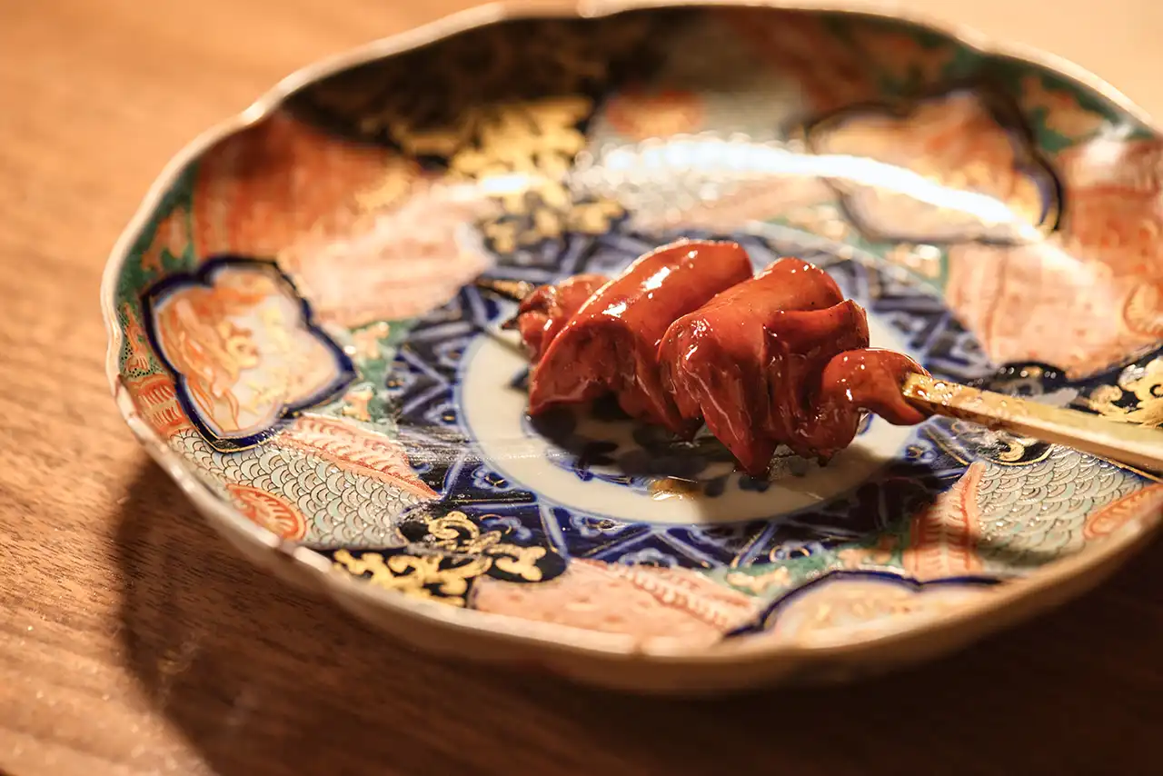 Grilled Chicken Liver Skewer